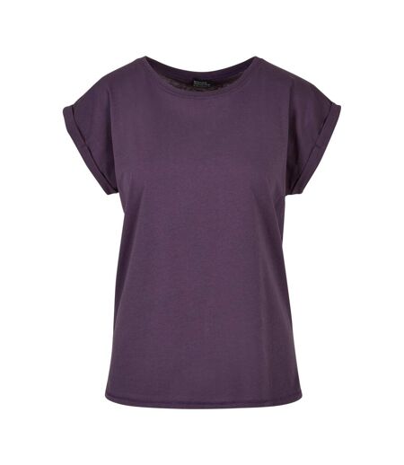 T-shirt Femme Violet Foncé Build Your Brand