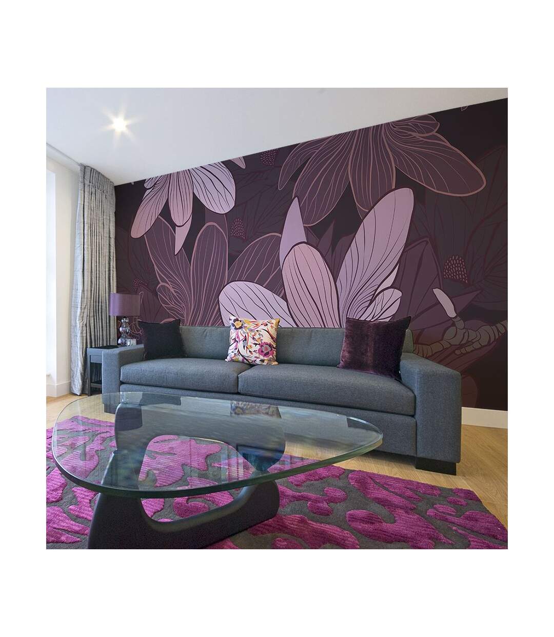 Papier Peint XXL Dreamy Flowers 270x550cm-1