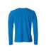 Mens Basic Long-sleeved T-shirt Royal Blue Clique-2