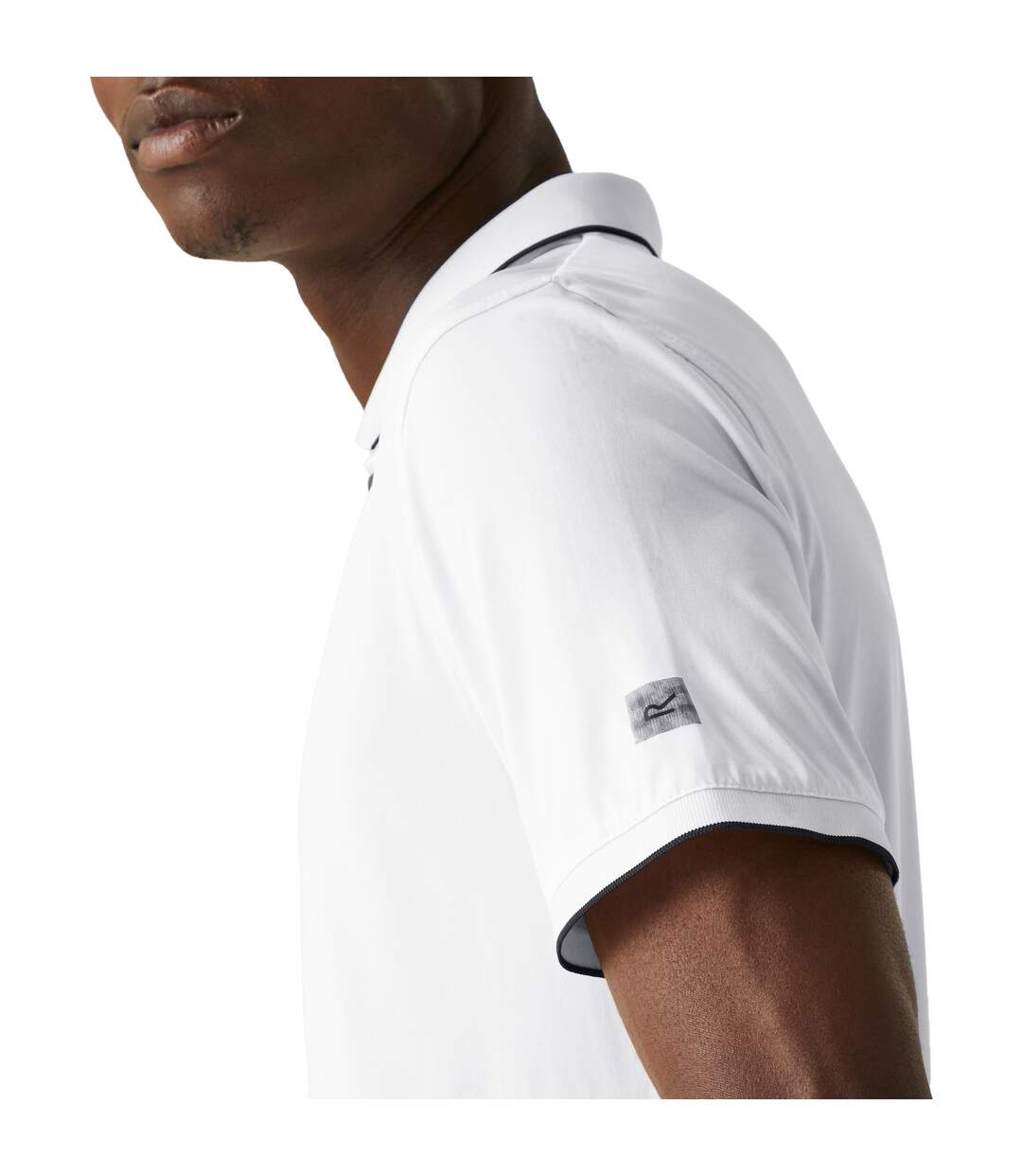 Mens Remex Ii Polo Shirt Marshmallow Solid Regatta-4