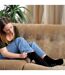 4 Pack Extra Wide Bamboo Diabetic Ankle Socks-5