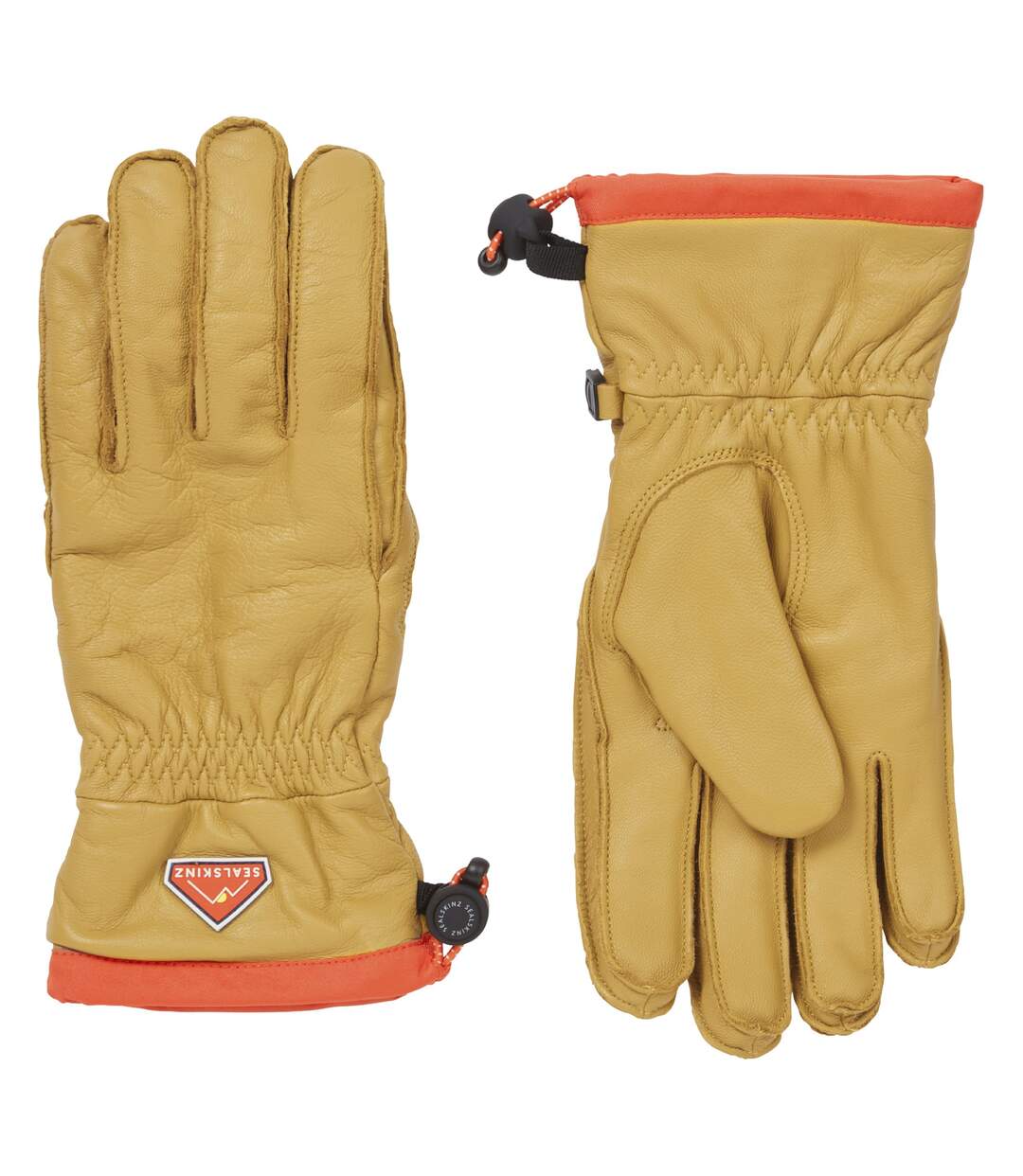 Waterproof Leather Hiking Gloves with Fusion Control for Men and Women-2