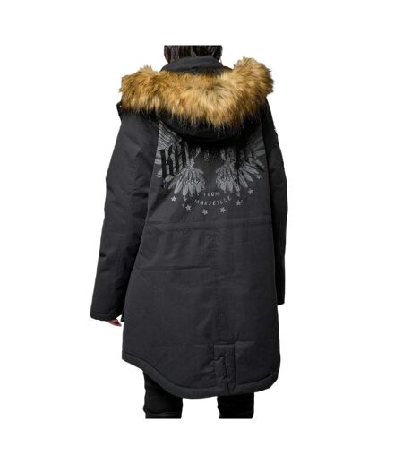 Parka noir femme kaporal manon