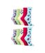 Wildfeet - 10 Paires Femme Chaussettes Bambou Mi-mollet Jacquard Imprimé-1
