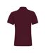 Asquith & Fox Mens Plain Short Sleeve Polo Shirt (Burgundy)