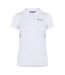 Polo Motif/style Logo Club Femme Bleu Clair Head-1