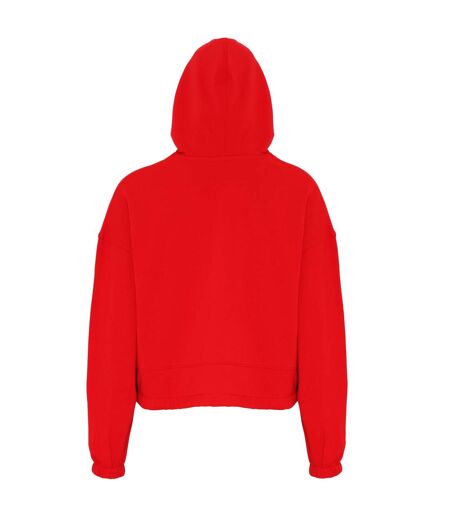 Sweat À Capuche Femme Rouge Feu TriDri