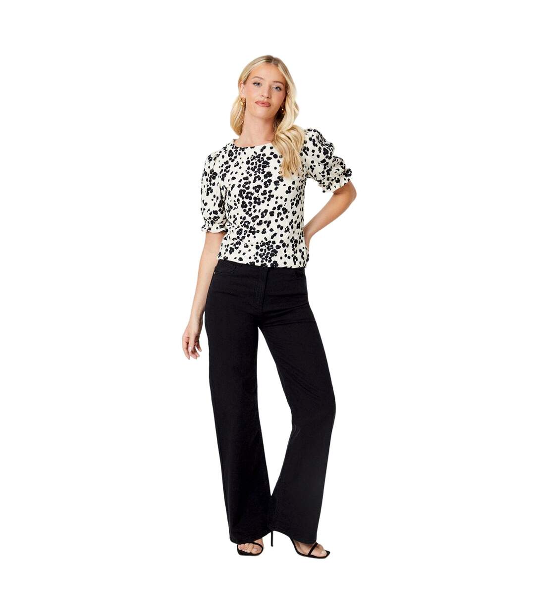 Haut femme noir / blanc Dorothy Perkins-3