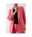 Dorothy Perkins Womens/Ladies Tall Ruched Blazer (Bright Pink) - UTDP1853
