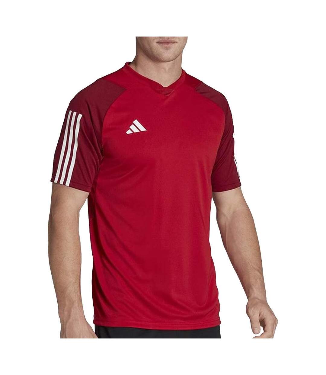 Maillot rouge homme adidas tiro23-1