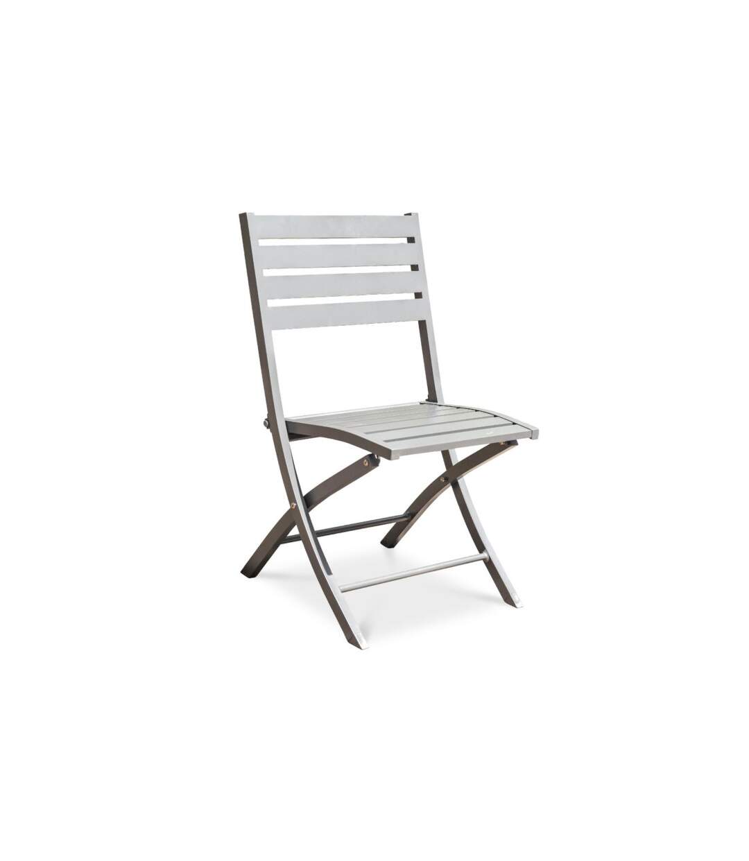 Chaise de Jardin Pliante Marius 82cm Gris-1