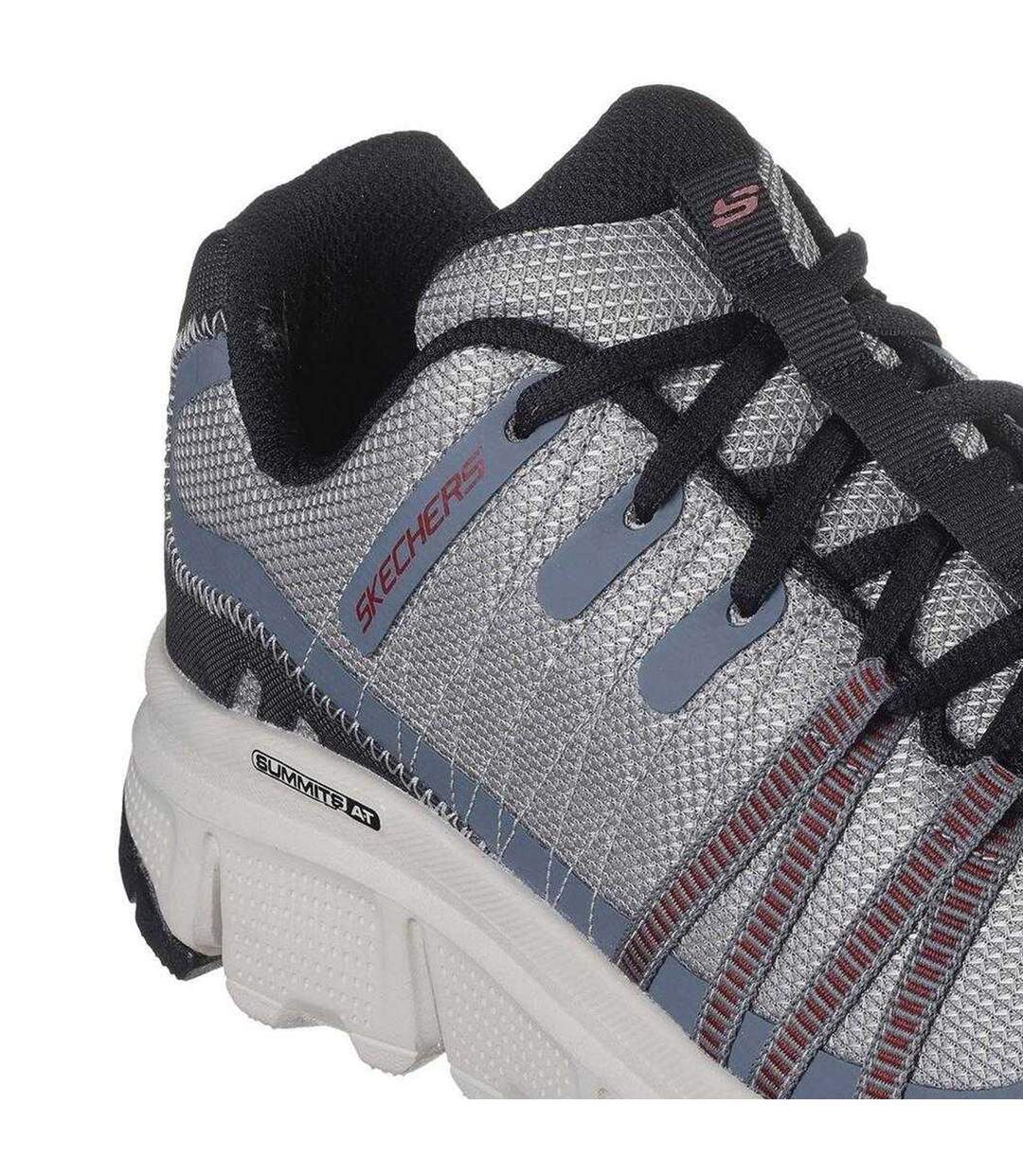 Mens Summits At Low Cut Trainers Grey Skechers-4