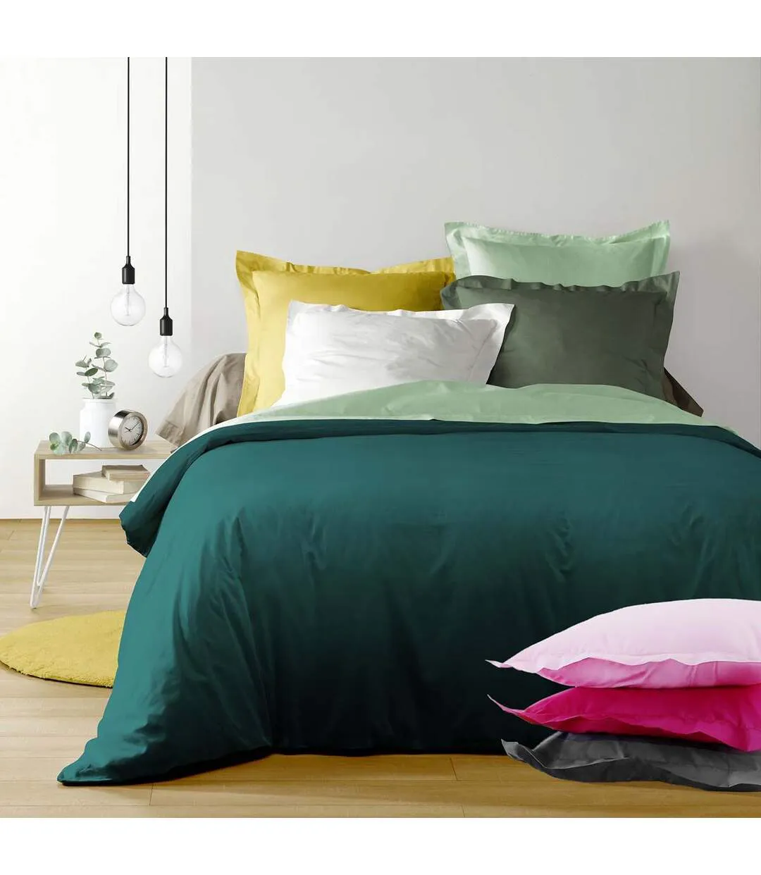 Taie d'Oreiller Lina 63x63cm Gris-3