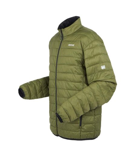 Mens hillpack ii insulated jacket nephrite green/black Regatta