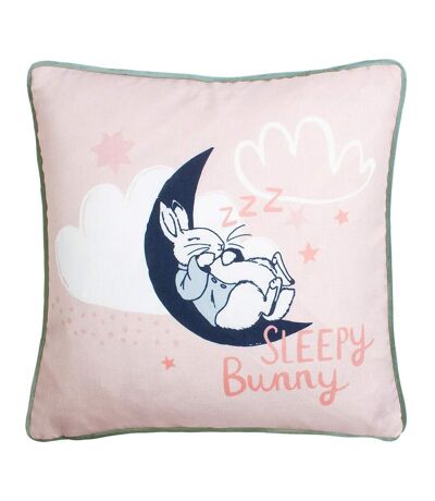 Peter Rabbit - Housse de coussin SLEEPY HEAD (Rose) (43 cm x 43 cm) - UTRV2939