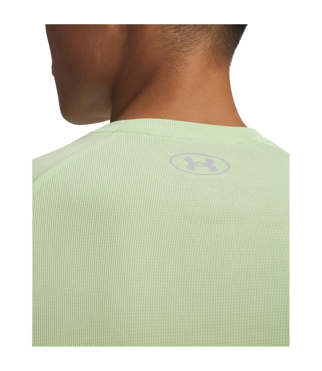 T-shirt 2.0 Homme Blanc Gris Under Armour-4