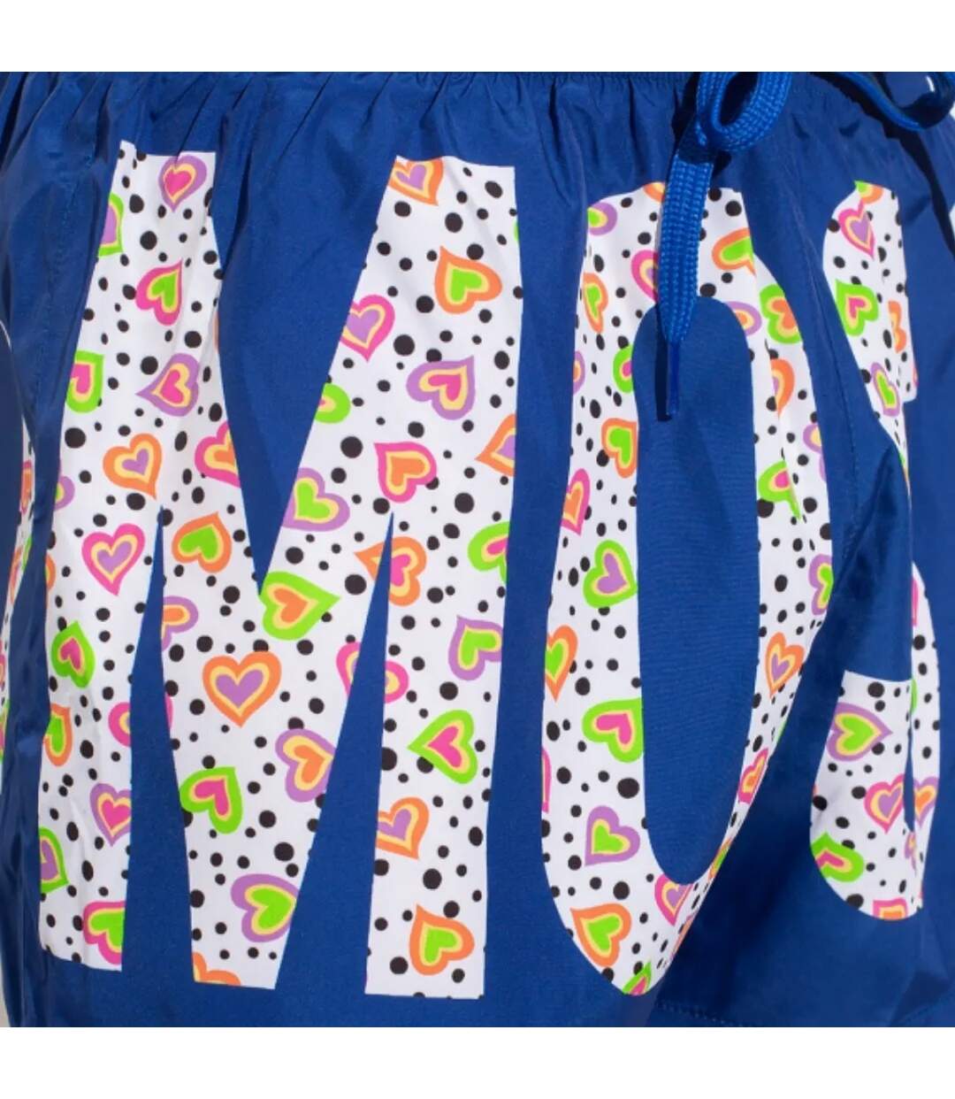 Short De Bain Motif/style Floral Homme Bleu Vif Moschino-2
