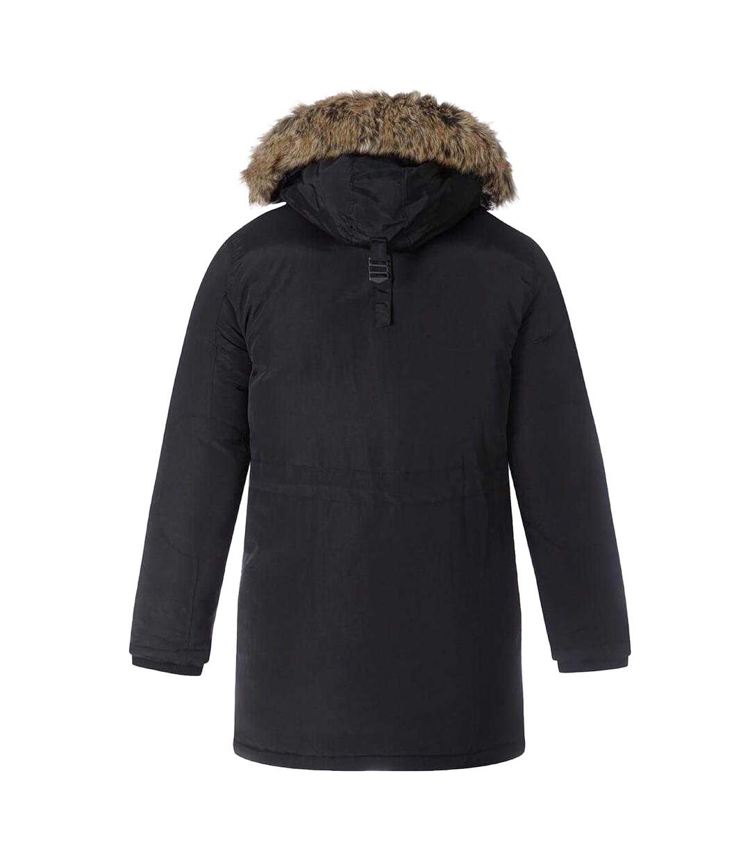 Mens Padded Parka Black Minoti-2