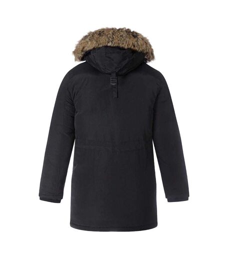 Mens Padded Parka Black Minoti