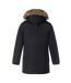 Mens Padded Parka Black Minoti-2