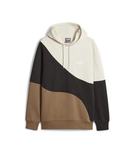 Sweat Noir/Blanc/Marron Homme Puma Power Cat - S