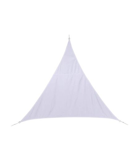 Voile d'ombrage triangulaire Curacao - 4 x 4 x 4 m - Blanc