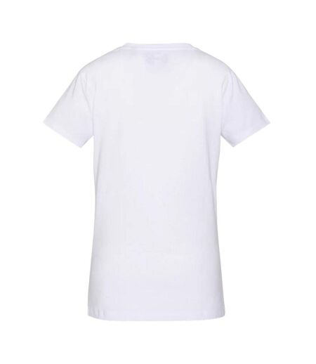 T-Shirt blanc femme schott tsbrodedw