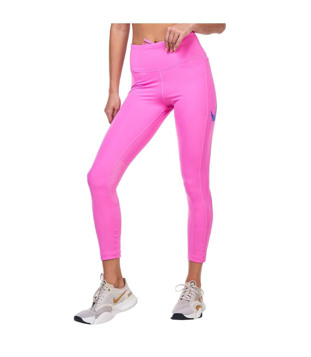 Legging 7/8 Femme Rose Nike-2