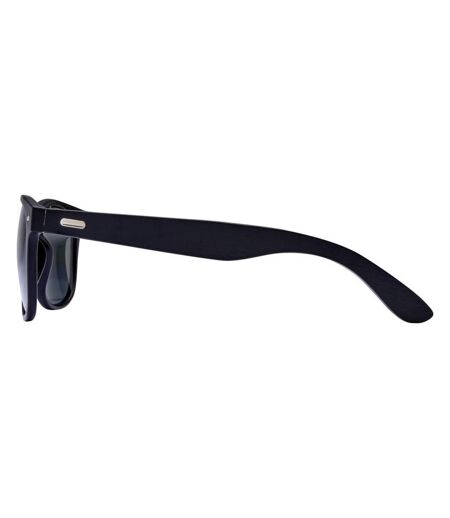 Unisex adult bamboo sunglasses one size solid black Floso