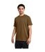 Mens Patch Regular T-shirt Brown Under Armour-1