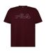 T-shirt Motif/style Logo Harrison Homme Vert Sarcelle Fila-1
