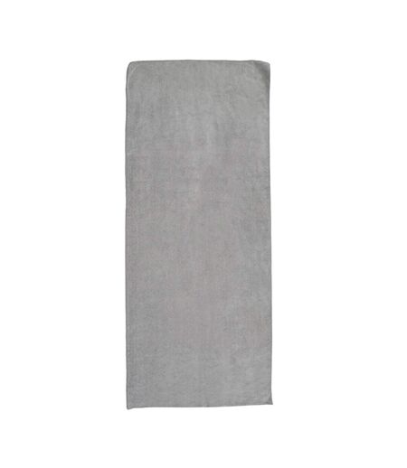Serviette Pour Tapis De Yoga 175 Cm X 65 Cm Gris L-Merch
