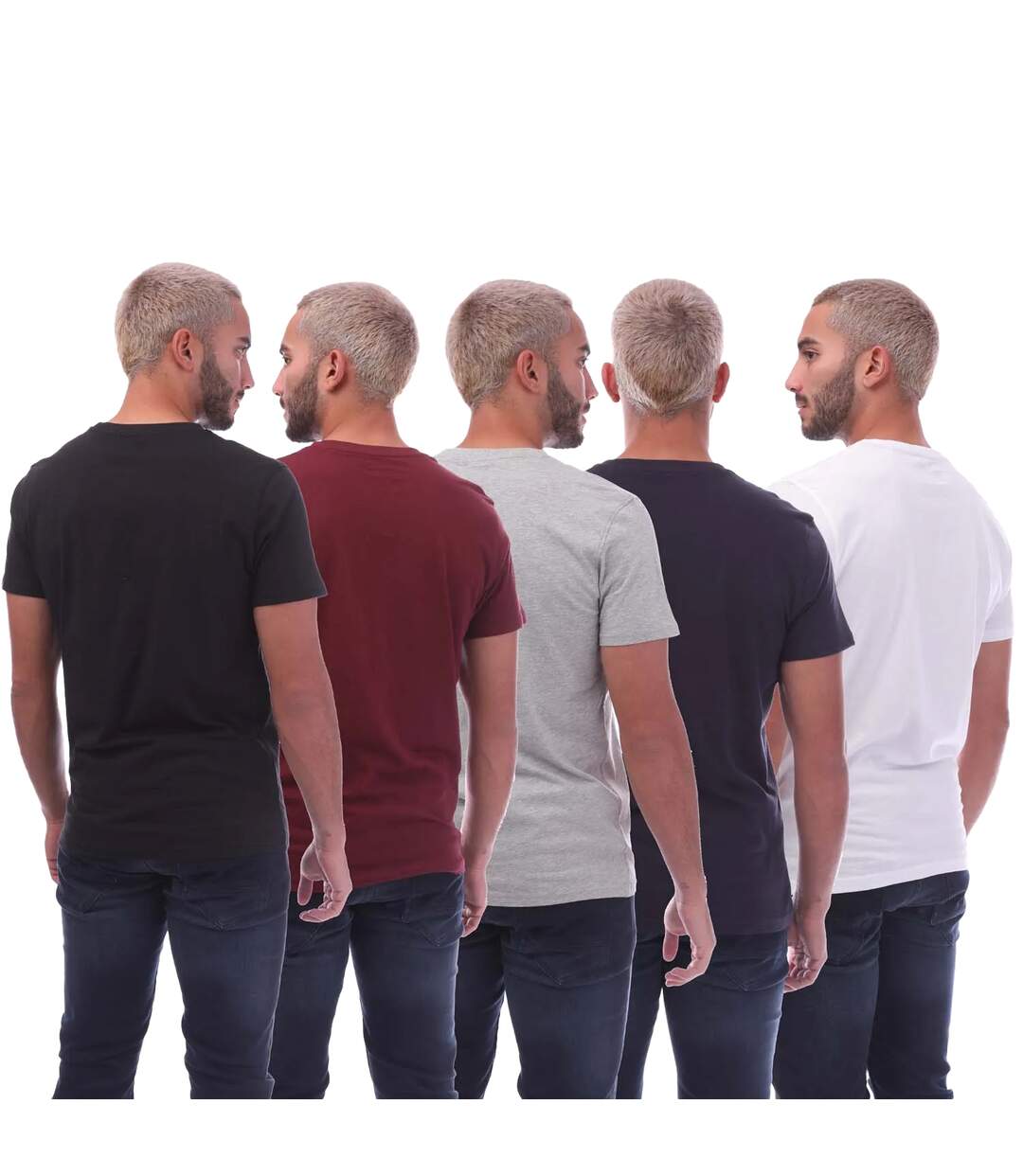 Pack Of 5  Mens Klapstar T-shirt  Multicoloured Duck And Cover-2