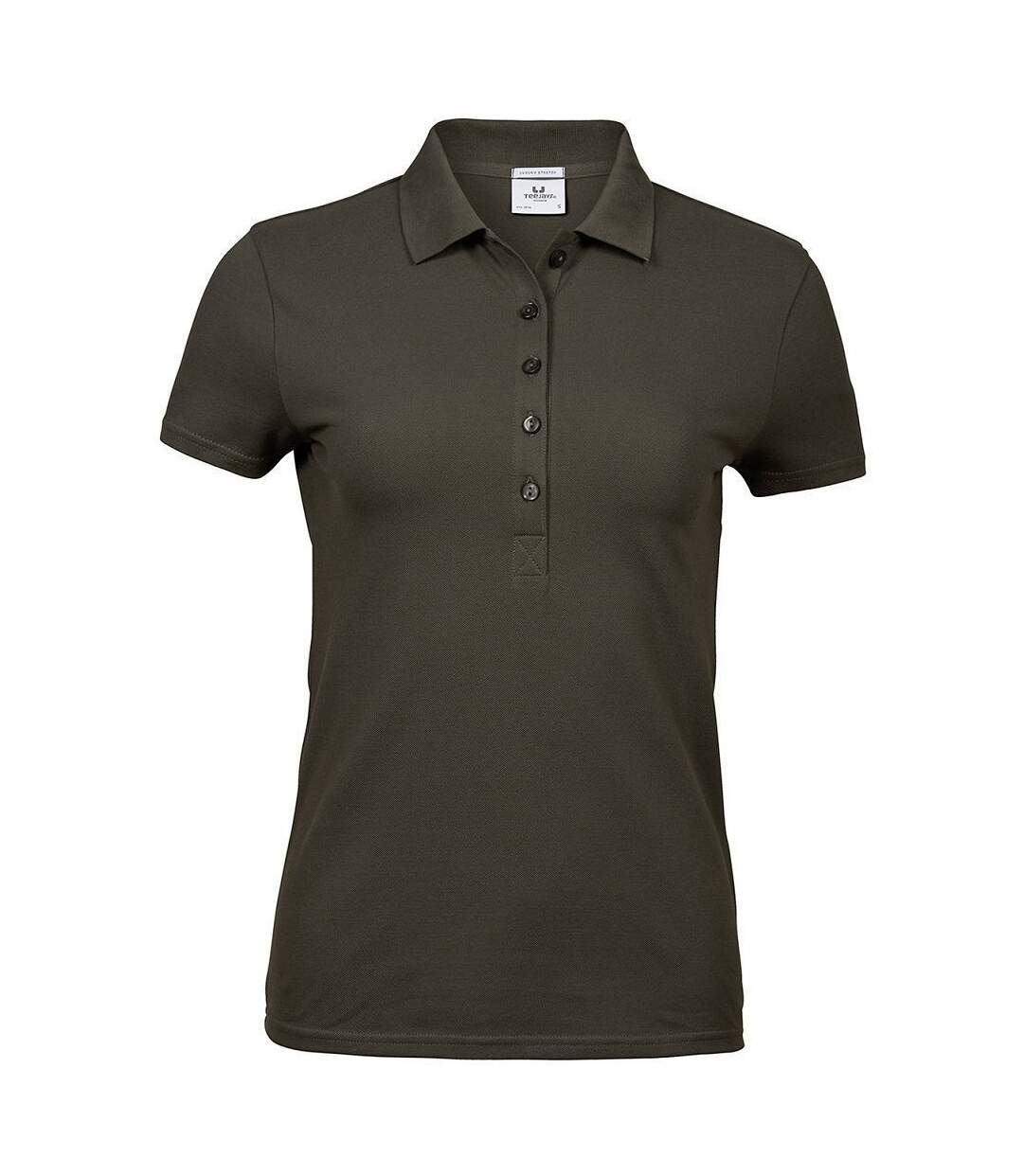 Polo manches courtes - Femme - 145 - vert dark olive-1