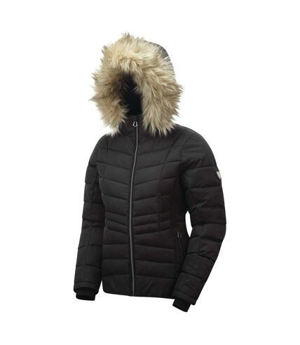 Blouson de ski glamorize femme noir / beige pâle Dare 2B