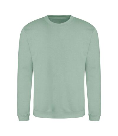 Just hoods  unisex crew neck plain sweatshirt 280 gsm dusty green Awdis