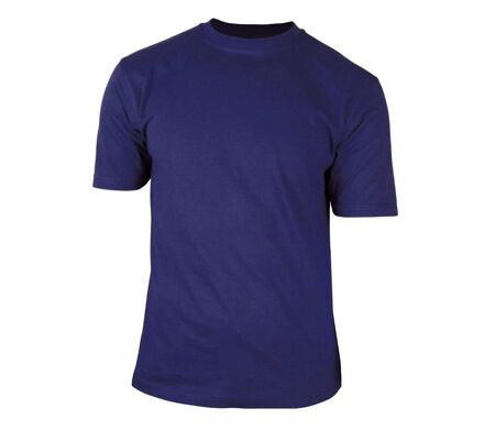 Tee-shirt Uni Ras du Cou Challenger F110 Bleu Marine