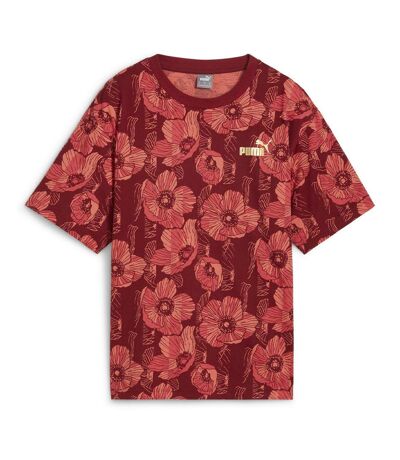 T-Shirt rouge femme puma class - l