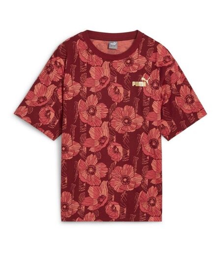 T-Shirt rouge femme puma class - l