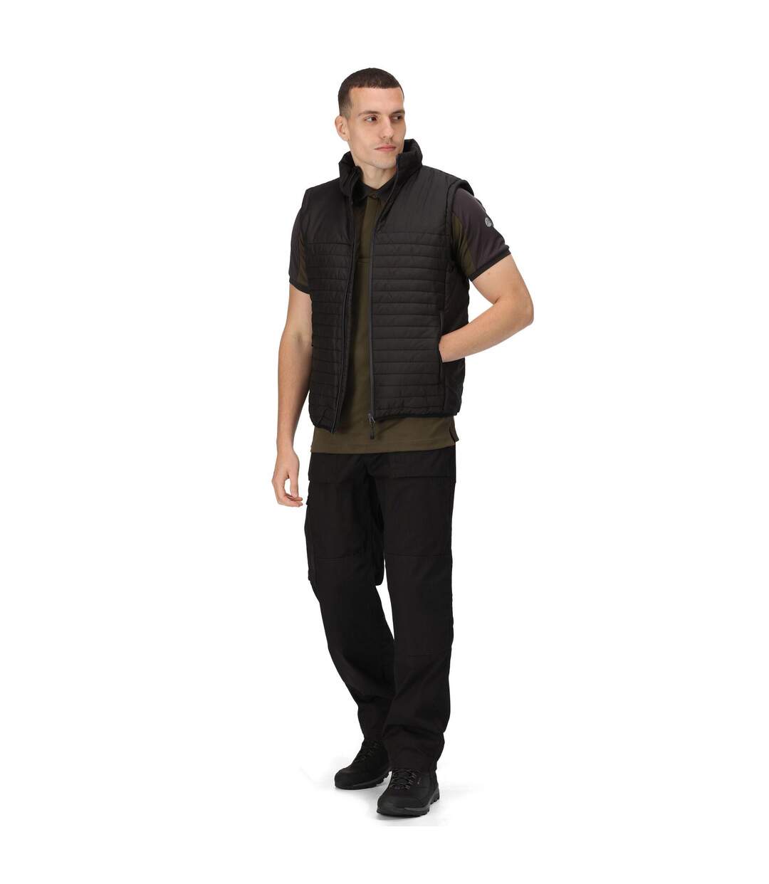 Veste Sans Manches Honestly Made Homme Noir Regatta-1