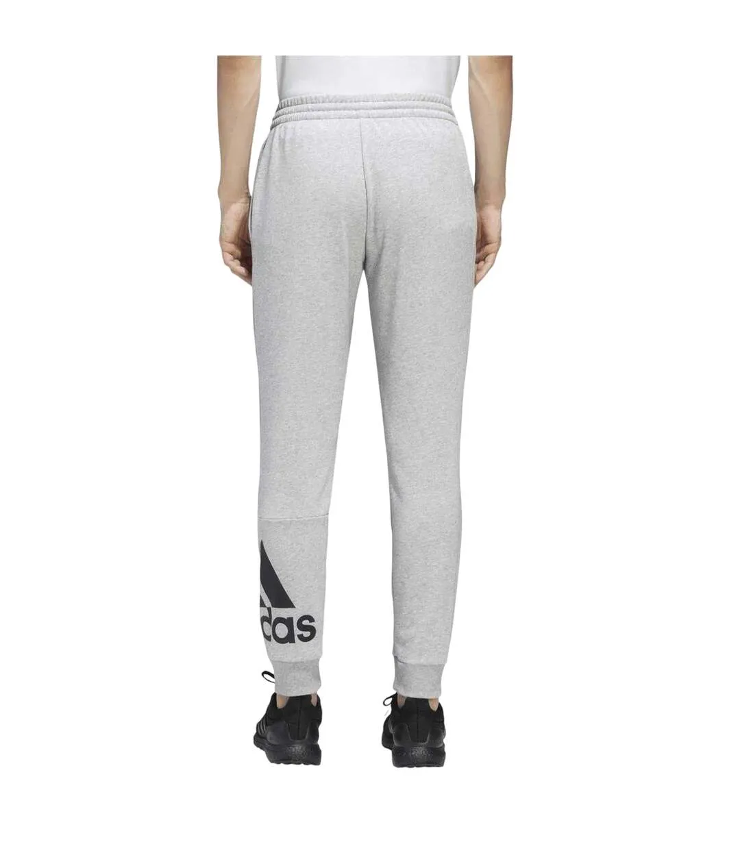 Pantalon De Jogging Homme Gris Chiné Noir Adidas-2