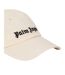 Classic Logo Cotton Baseball Cap Cream Palm Angels-3