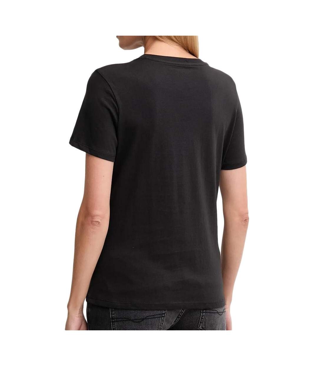 T-Shirt noir femme pepe jeans bero-2