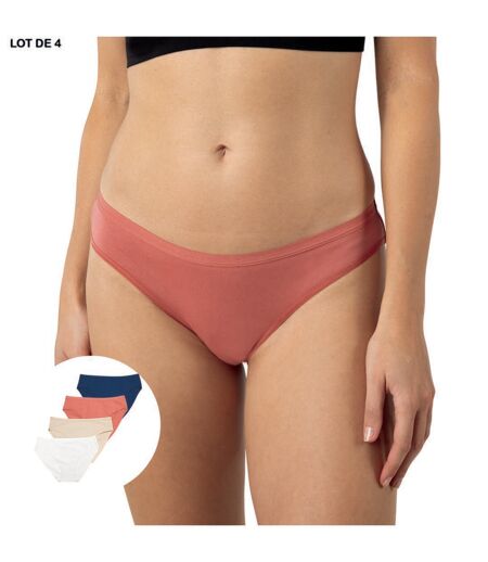 Lot de 4 culottes femme Ecopack Basic Athena