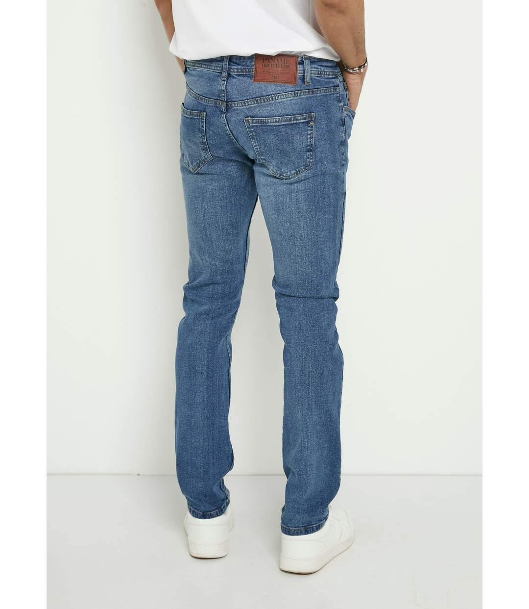 Jean 5 poches coupe droite, extensible-2