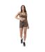 Short Femme Anthracite USA-4