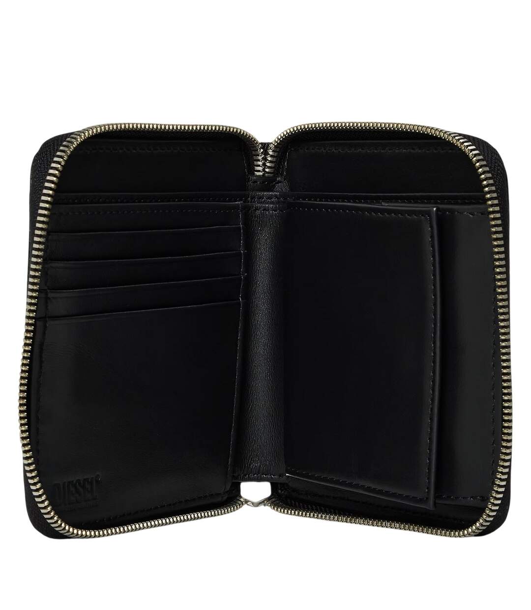 Zipped Wallet One Size Black Diesel-3