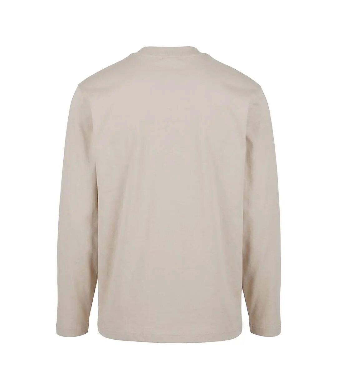 T-shirt Manches Longues Homme Blanc Build Your Brand-2