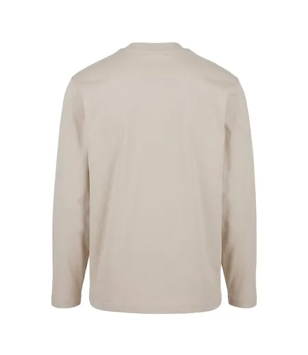 T-shirt Manches Longues Homme Blanc Build Your Brand