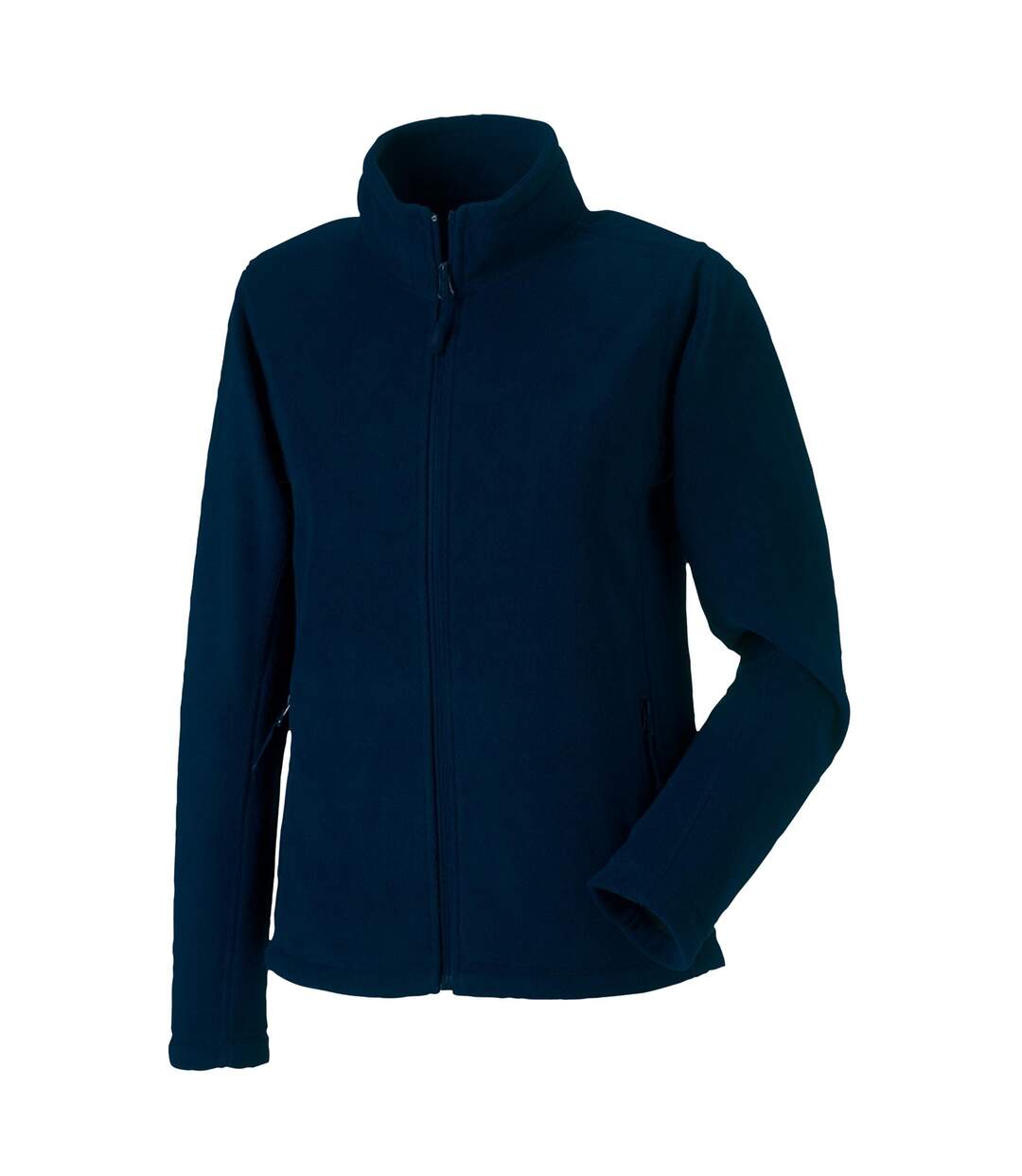 Russell Colours Ladies Full Zip Outdoor Fleece Jacket Veste Polaire D'extérieur À Fermeture Éclair Bleu Marine Jerzees Colours-2